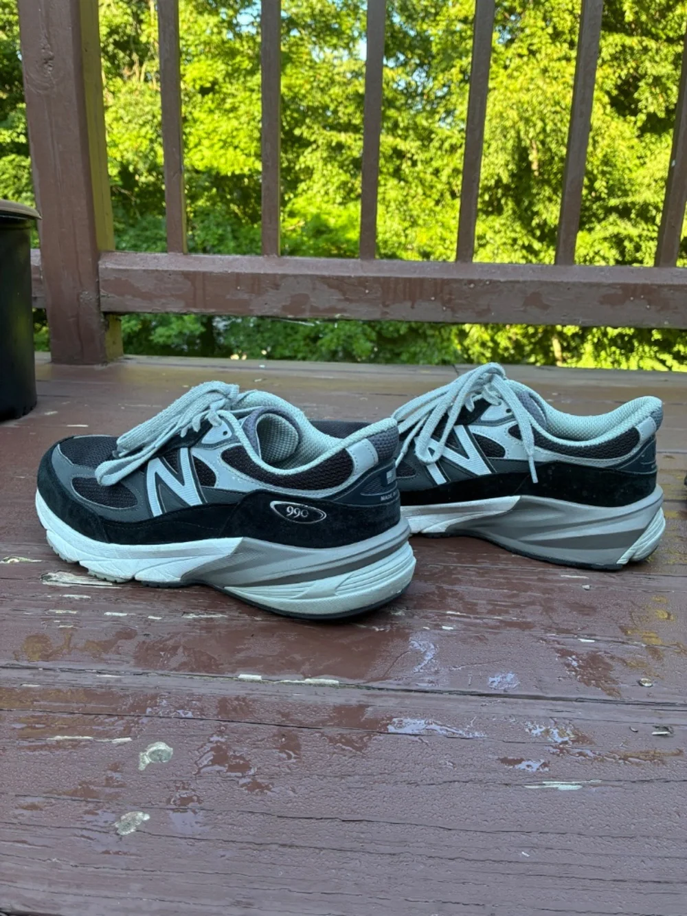 New Balance 990v6 black and grey — size 10 Wide (4E)